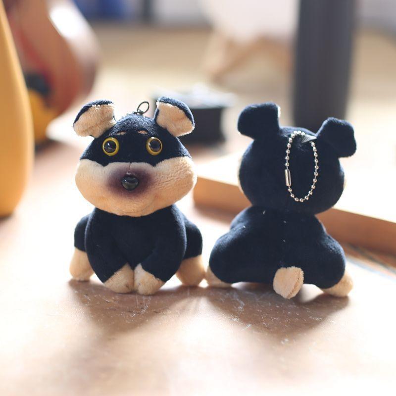 Cute Hornet Dog Plush Toy Keychain Backpack Pendant Gift For Kids Bag Decor