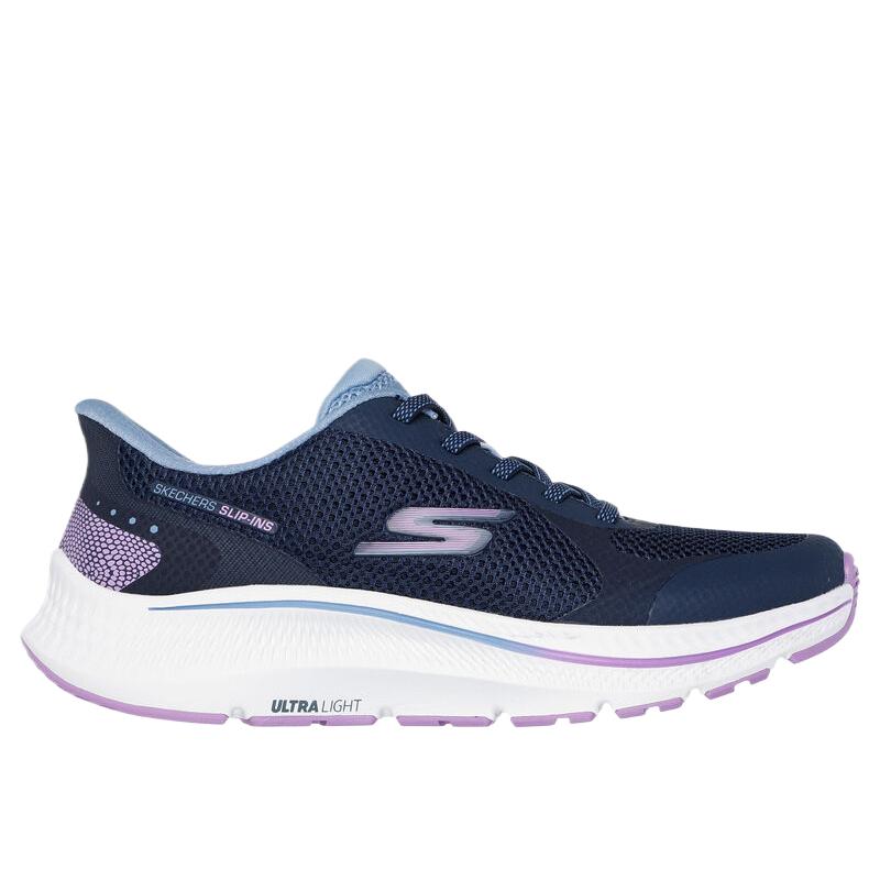 Skechers Go Run Consistent 2.0 Captiva Модные Универсальные Простые Низкие Беговые Кроссовки Женская кроссовка Темно-синий 128619-NVLV