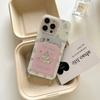 The Happy Puppy Card Case Is Compatible with IPhone16promax Protective Case 14 and IPhone 15 Phone Case Cartoon