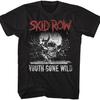 A&E Designs Футболка Skid Row Youth Gone Wild Граффити Черная футболка