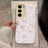 Элегантный чехол для телефона с узором из розовых лилий для Samsung Galaxy S26 S25 Ultra S24 FE S23 Plus S22 A16 A56 A25 A54 A55 A53 A37 A57