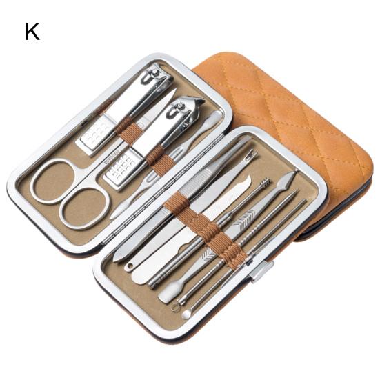 1 Set Stainless Steel Nail Clipper Plating Procedures Stylish Toenail Fingernail Manicure Cutters