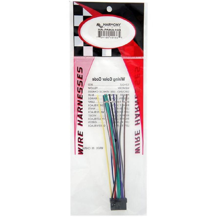 Panasonic CQ-DF202U Aftermarket Stereo Radio Receiver Replacement Wire Harness