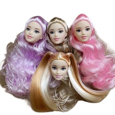 1/6 Головы кукол Азиатский молд лица Модные Милые Супер Белый тон кожи DIY Игрушки Подарки на день рождения