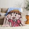 Blankets Chibi Maruko-chan Nordic Travel Fluffy Blanket for Bed Camp Nap Bedroom Sofa Decor Bedding Soft Flannel Blankets#(1)