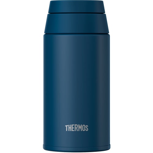 Thermos Water Bottle Vacuum Insulated Mobile Mug with Carry Loop 380ml Indigo Blue JOO-380 IBL
