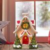 Christmas Outdoor Decorations Resin Micro Landscape Craft New Snow House Ornaments