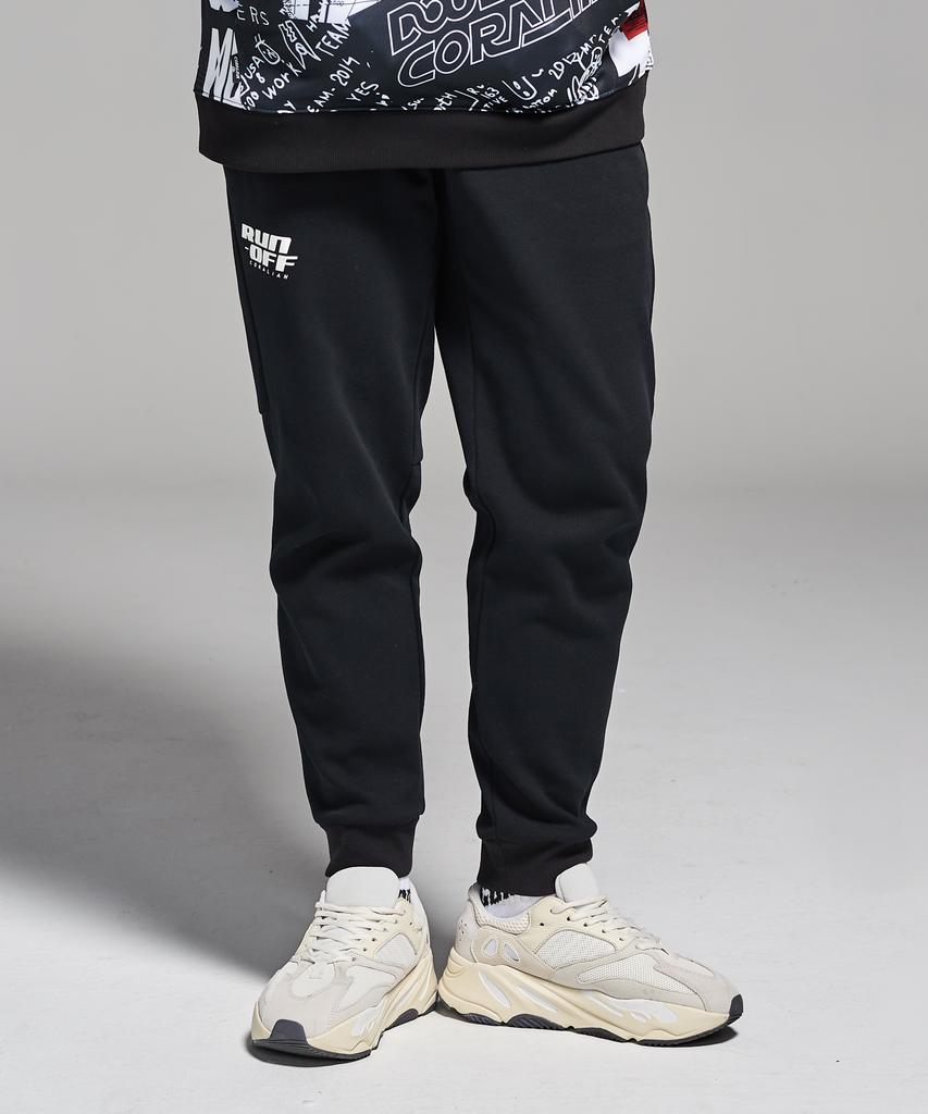 CORALIAN Runoff Basic Sweat Jogger Pants Black