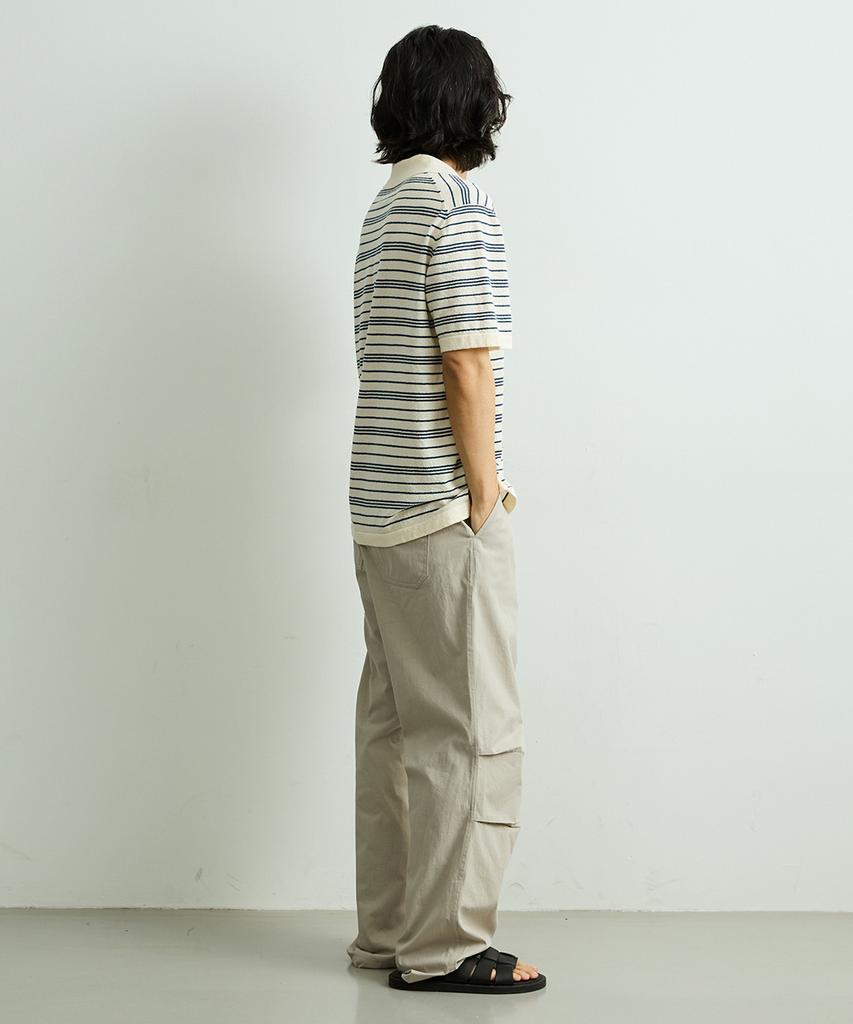 ONNHANS [Elastic Waist] Summer Belted Core Pants_Light Stone