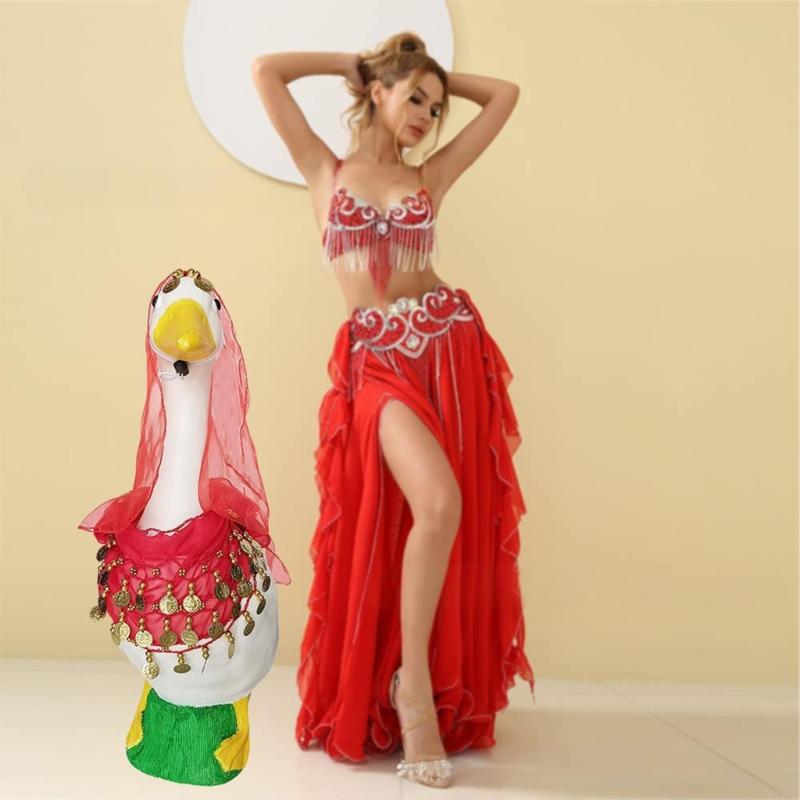Комплект одежды для танца живота, Хип-шарф для танца живота, Шарф для головы с монетами, Цыганские аксессуары для костюма, Женский костюм для танца живота