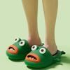 Милые шлепанцы с лягушкой для мужчин и женщин, тапочки, дышащие сандалии, женские и мужские туфли для душа, удобные мягкие шлепанцы Cloud