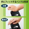 KOKUYO Rakuake Hole Punch with Paper Size 25 Black PN-G25D 2-Hole Guide, Sheets,