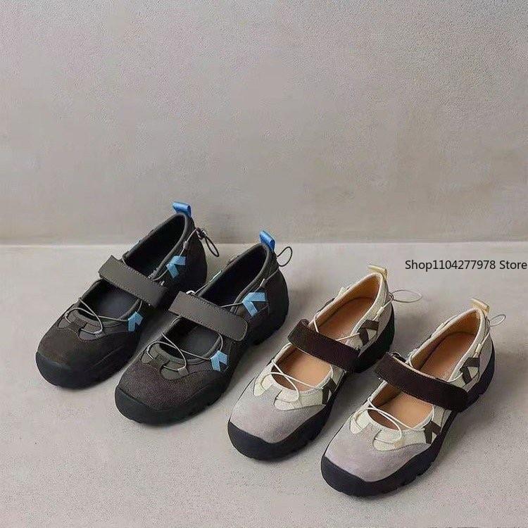 Модная Высококачественная Женская Обувь на Плоской Подошве с Круглым Носком, Повседневная Дышащая Обувь Слипоны на Плоской Подошве для Улицы, Женские Туфли Мэри Джейн 2025