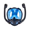 Маска для сноркелинга с полным лицом, панорамная, 180°, с сухим верхом, очки для сноркелинга, 2 трубки для сноркелинга, герметичные