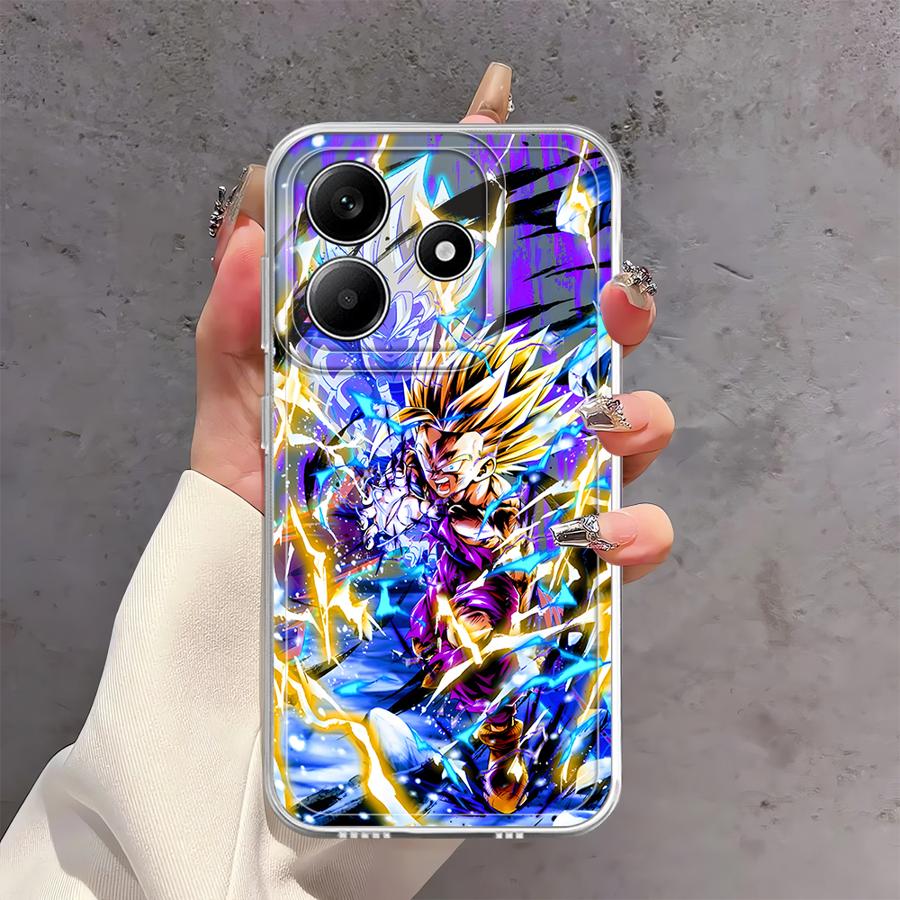 Мягкий чехол для телефона для Xiaomi Redmi Note 14 Pro Plus A4 10S 14C 12 Note 13 11 9 10 13C 12S 11S Dragon Ball Крутой Популярный