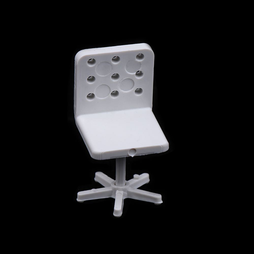 1:12 White Accessories Dollhouse Chair Sofa Miniature Table Furniture Doll House Decor Stool Model