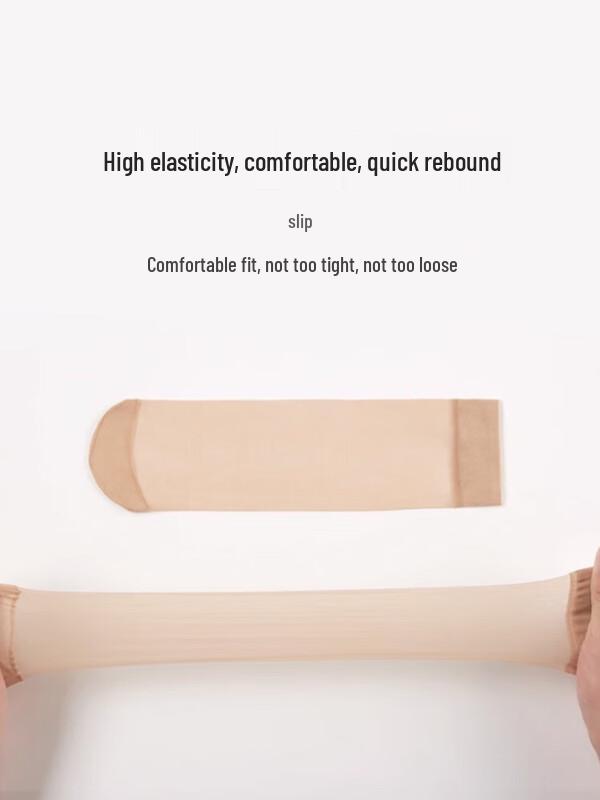 LANGSHA Женские прозрачные хрустальные шелковые носки до середины икры - Набор из 20 пар