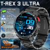 Новые Умные Часы T-Rex3 Ultra 1100 мАч для Мужчин 1.7" Экран 5ATM Водонепроницаемые GPS Трек Компас Военные Спортивные Умные Часы