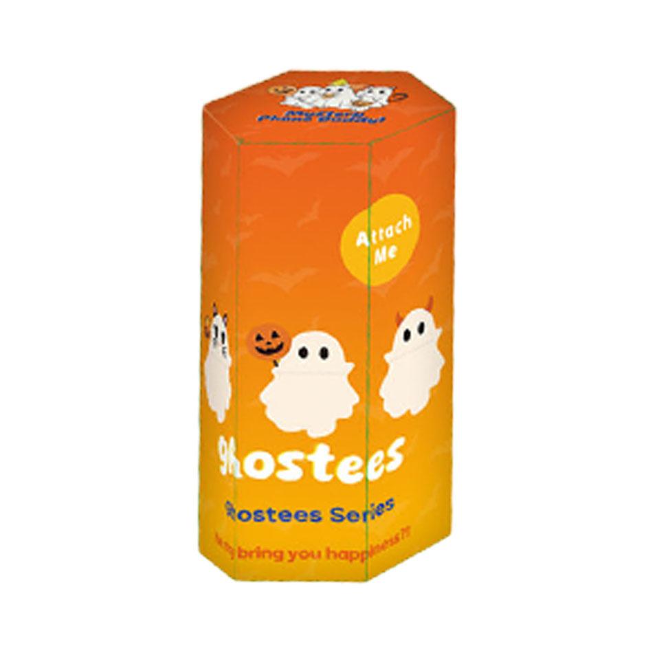 1-12 шт. hostees Таинственный телефонный приятель Ghostees Призрачный слепой бокс Хэллоуин Милый брелок Мини-сюрприз Забавные фигурки для стола Случайный модный коллекционный предмет