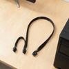 Прочный кабель питания CPU 8-pin на двойной 8-pin (4+4) длиной 80 см для продвинутых игровых систем