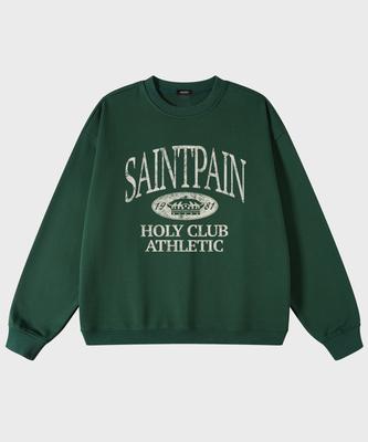 SAINTPAIN Sp Crown Тяжелый Оверсайз Худи Зеленый