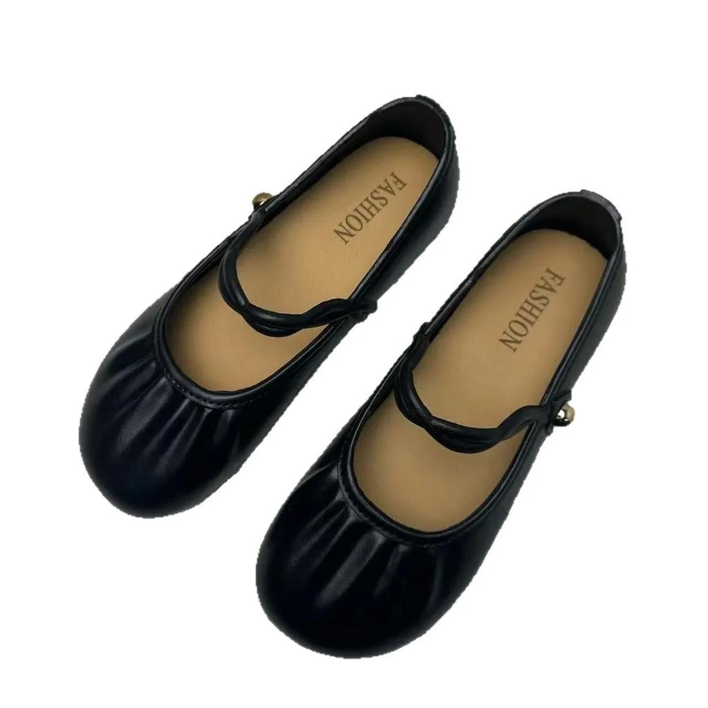 Fashion Women's Foldable Soft Bottom Flats Shoes Spring Summer New Style Korean Version Slip-On Shoes for Skirts Sweet Style