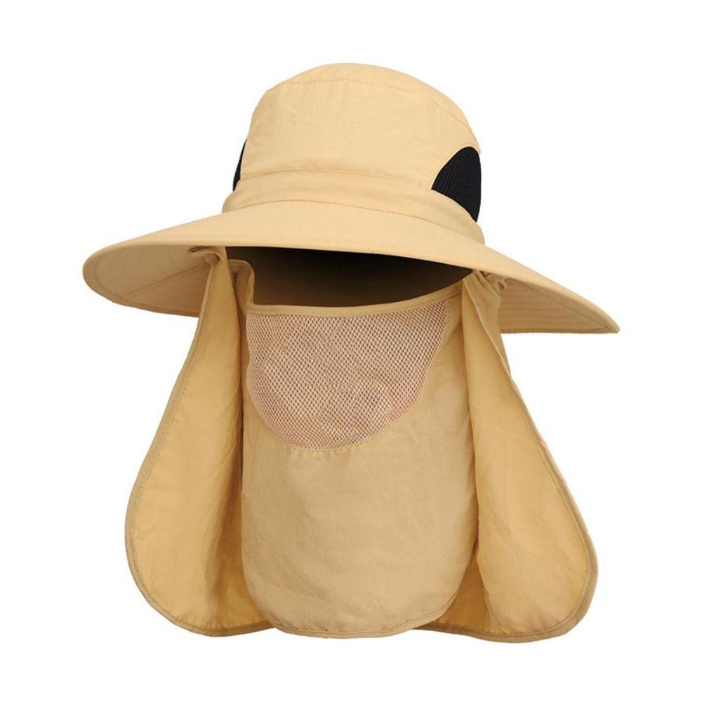 Water Resistant Outdoor Sun Hat Detachable Wide Brim Hat New Fishing Bucket Hat Travel
