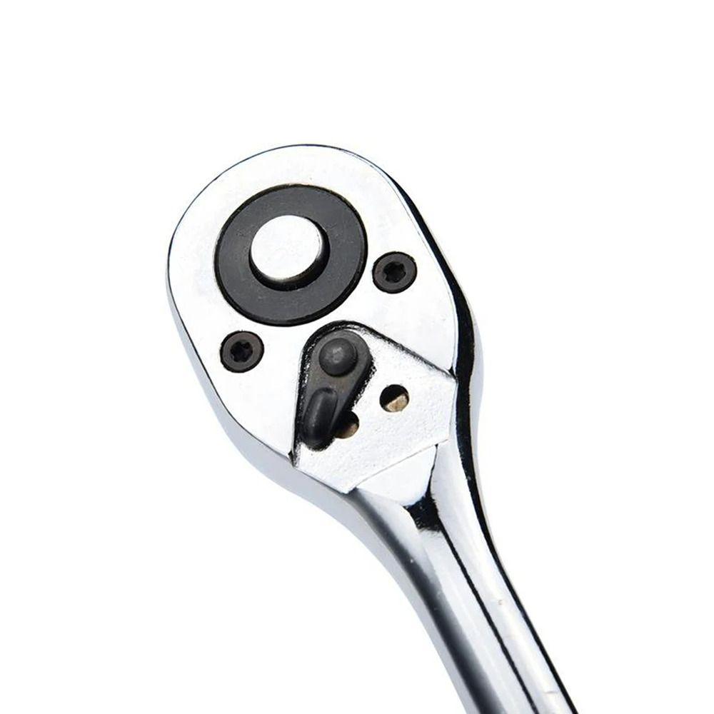 1Pcs 24 Teeth Ratchet Wrench Quick Release Repairing Hand Tool Durable Socket Spanner