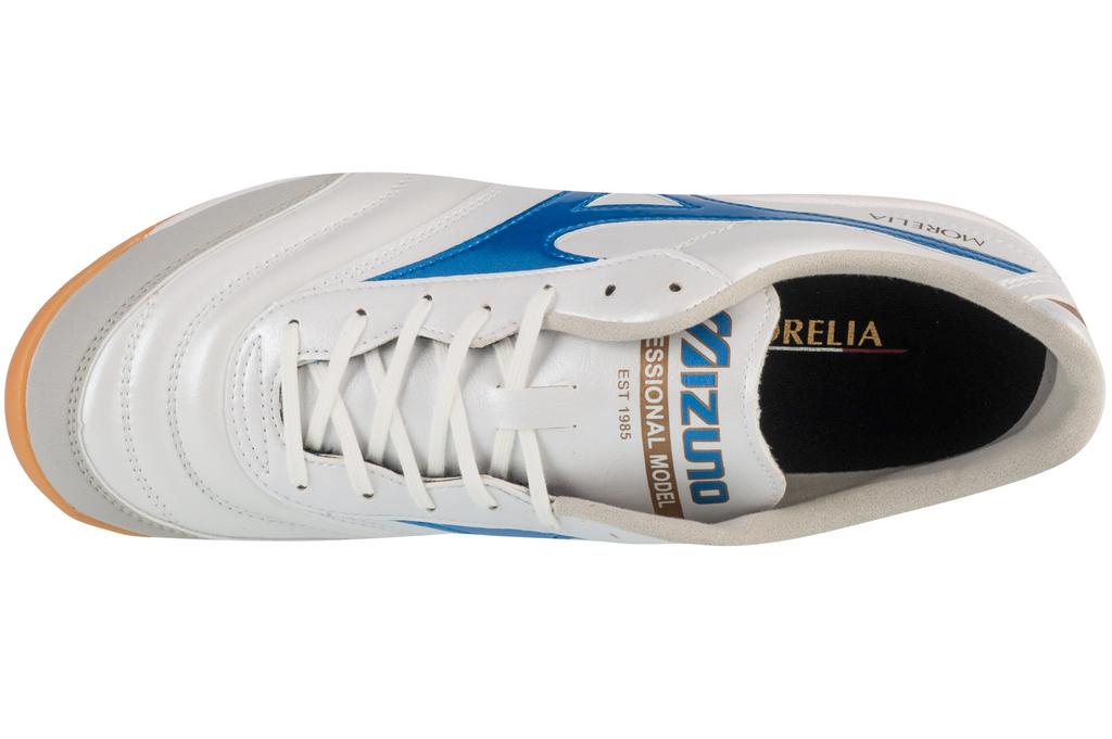 Mizuno Morelia Sala Pro IN, мужские белые кроссовки для мини-футбола