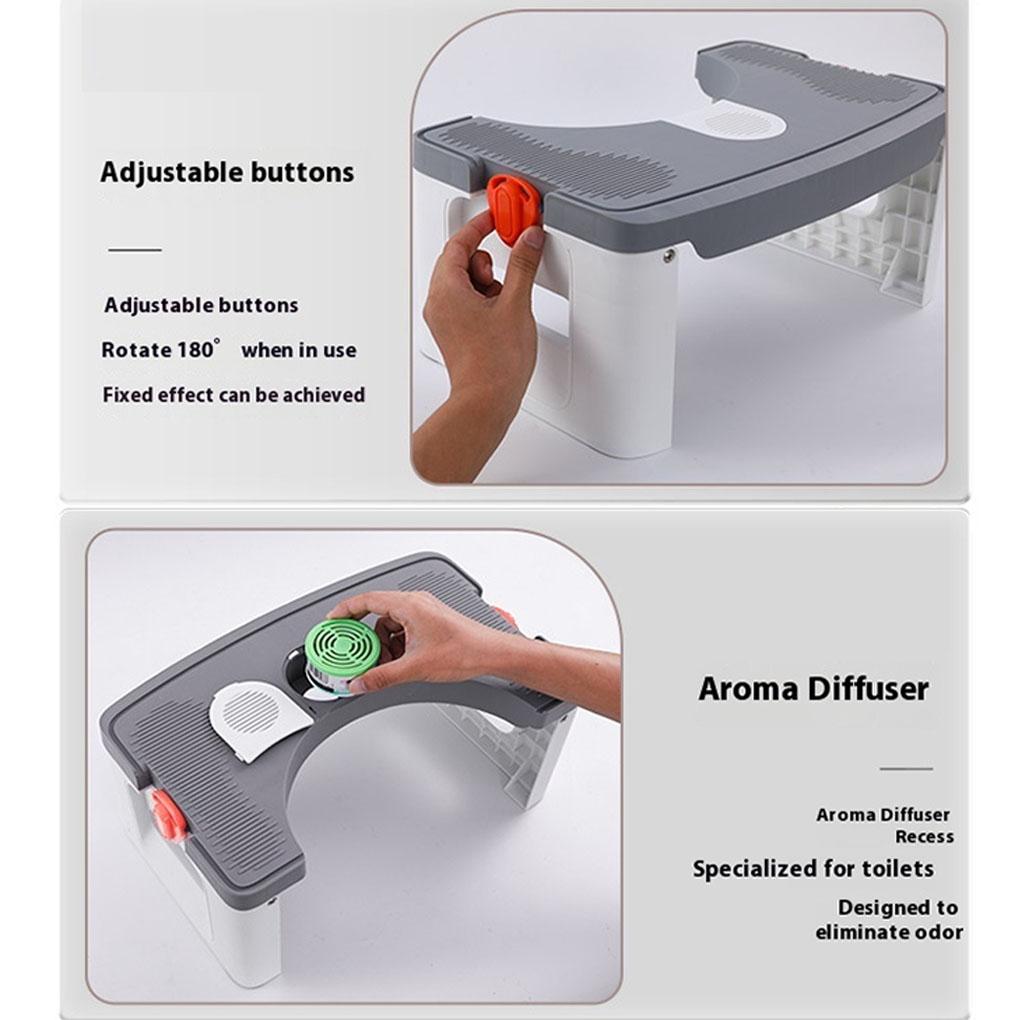 Toilet Squat Stool Footstool Non-slip Toilet Seat Stool Removable Potty Toilet Stool For Pregnant Woman child Adult Old People