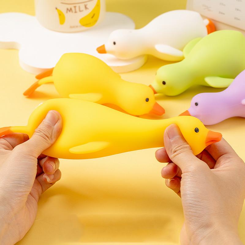Duck Stress Toys Squeeze Vent Squishy Anti-Stress Abreact Stress Ball Decompression Fidget Sensory Toys Christmas Party Gift