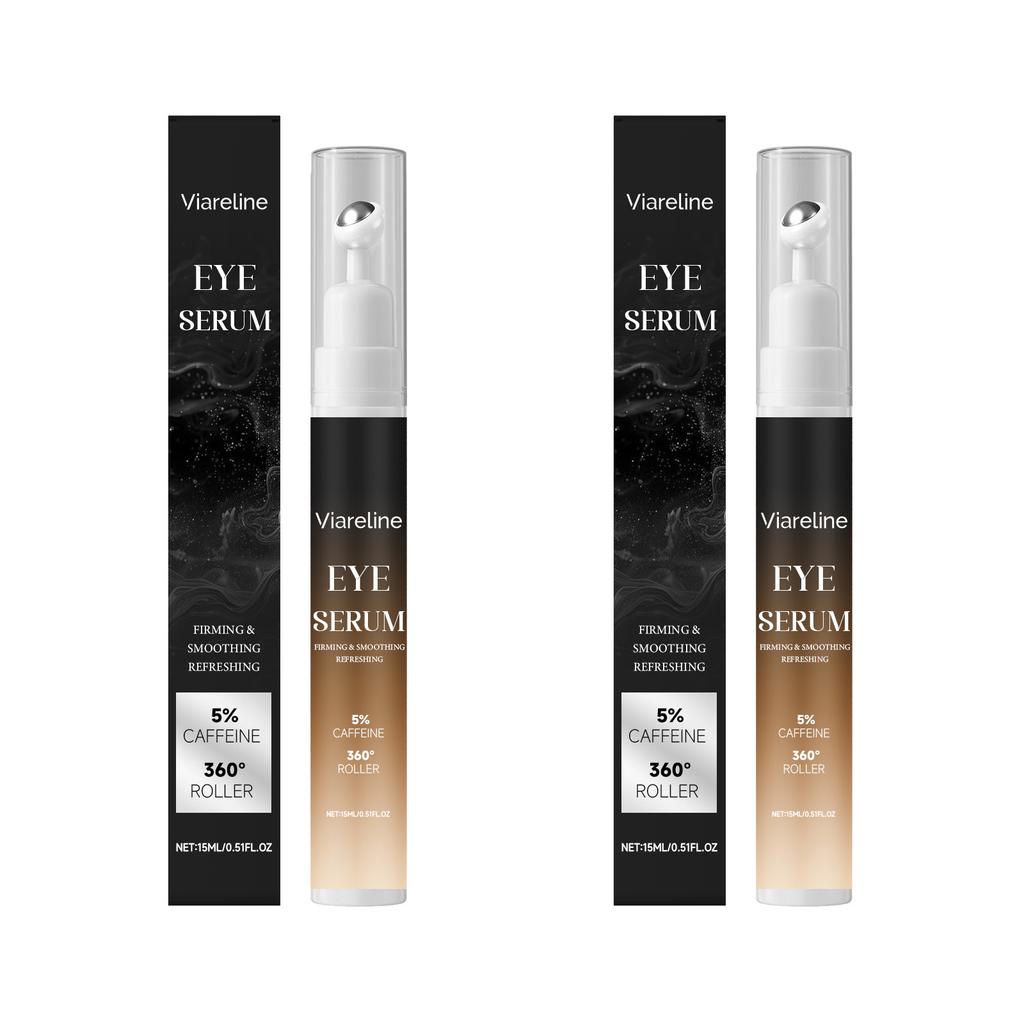 Caffeine Eye Essence Lotion Hydrating Anti-Puffiness Eye Serum Smooth Fine Lines Firming Eye Contour Cream for Dark Circles