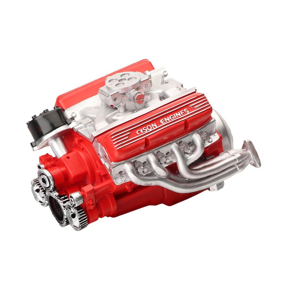 New Simulation V8 Model Engine Kit Resin Crafts Car Engine Model Ornaments DIY Small-Block Engine Model for Adults Gift