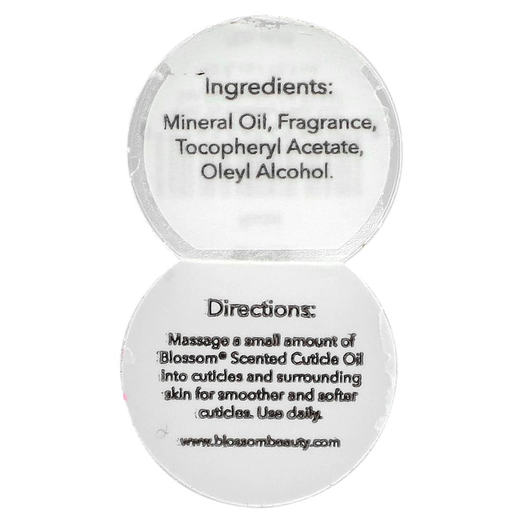 Blossom Cuticle Oil, Rose, 0.42 Fl Oz (12.5 Ml)