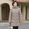 Plus Size XL-6XL Middle Age Women's Winter Jackets New In Coats Elegant Loose Thick Warm Long Parkas Female Outerwears