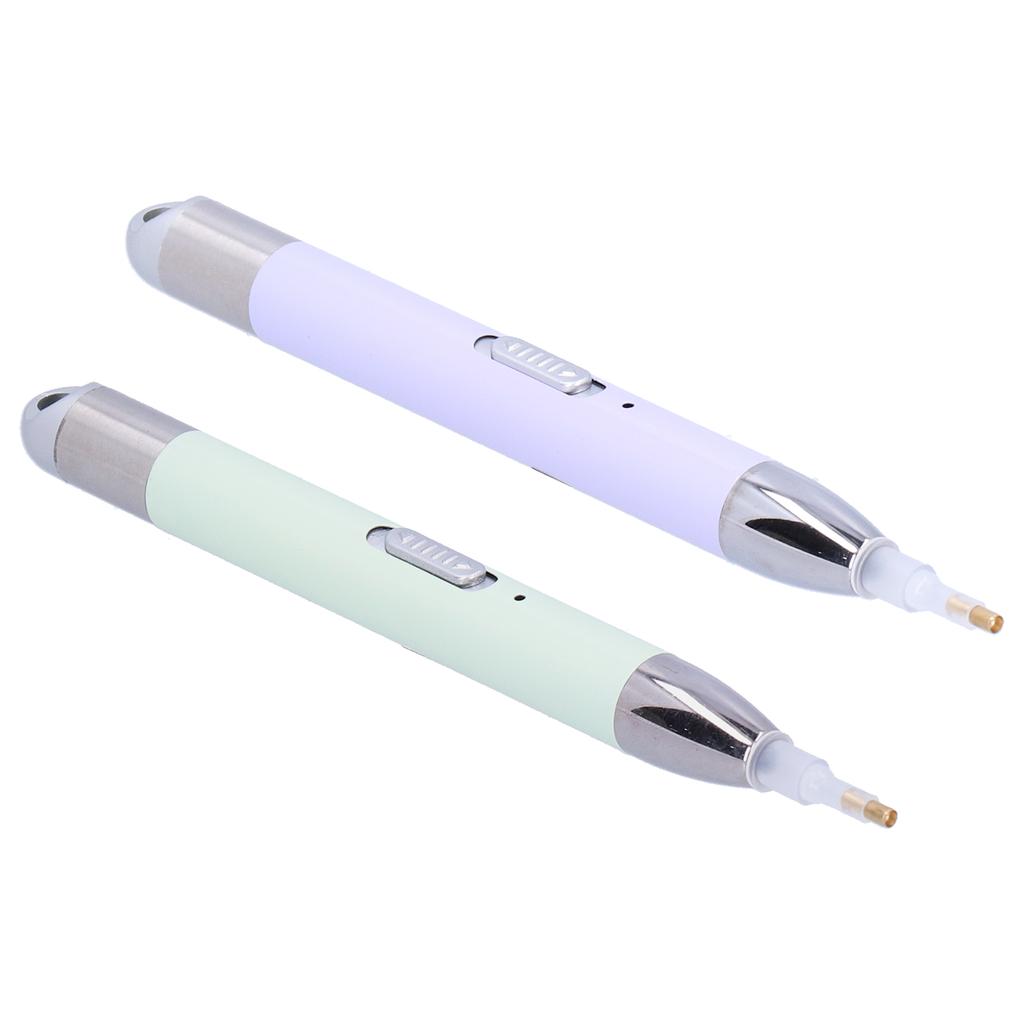 Алмазная ручка для рисования со светящейся головкой, перезаряжаемая через USB, инструменты для рукоделия, аксессуары для вышивки крестом