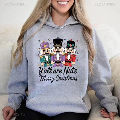 Щелкунчик Вы С Ума Сошли Рождественский Свитшот Свитер Феи Драже Женский Рождественский Женская Толстовка Рождественные Топы Рождественский Подарок