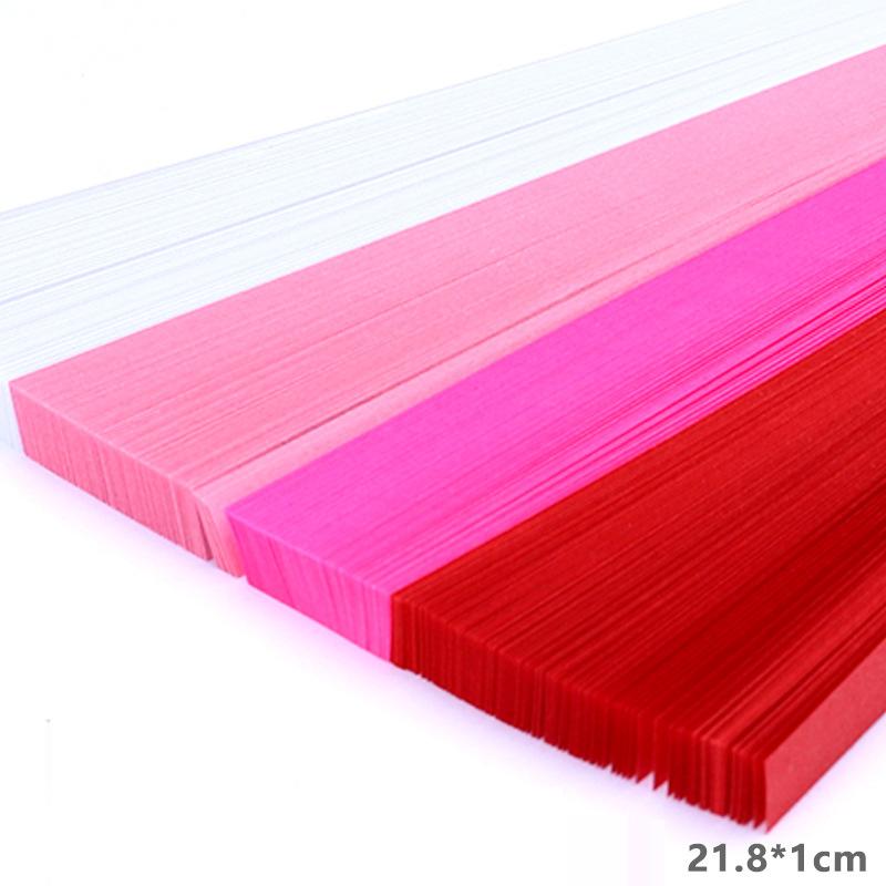 540 Gradient Color Origami Stars Paper Strips Double Sided Lucky Star Origami Decoration Folding Paper For Kids Arts Crafting