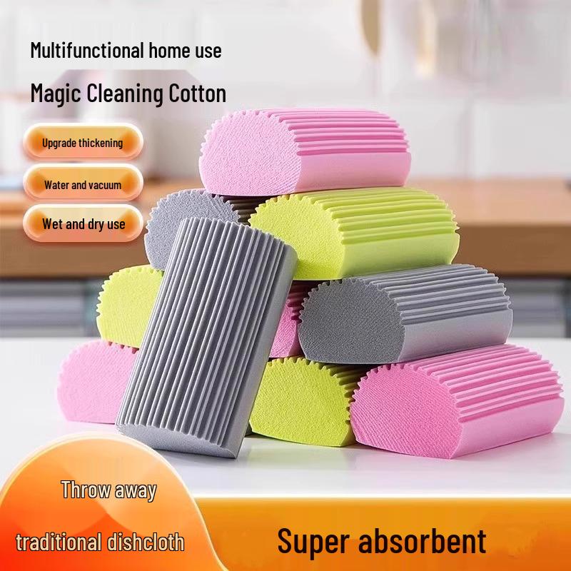 Суперабсорбирующая губка из ПВА для многофункциональной уборки ванной комнаты и стекла