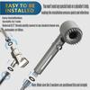 Increased Pressure Function Massage Brush Adjustable Water Pressure Removable Handheld Chrome Water Saving Shower Sprayer