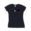 Womens/Ladies Batman Black Stare Logo Cotton T-Shirt