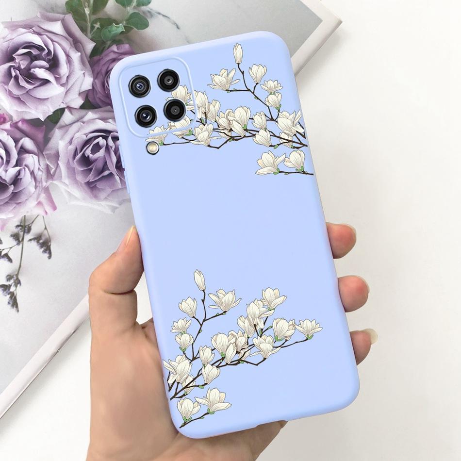 Для Samsung Galaxy M22 F22 Чехол Samsung M22 F22 4G SM-M225F E225F Модный Дизайн Луны Мягкий Силикон Защитная Крышка Чехлы для Телефона