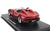 Bburago Ferrari Monza Diecast Car 1/43 Scale FERRARI MONZA SP2 2018 (Red Metallic) Signature Series [Parallel Import]