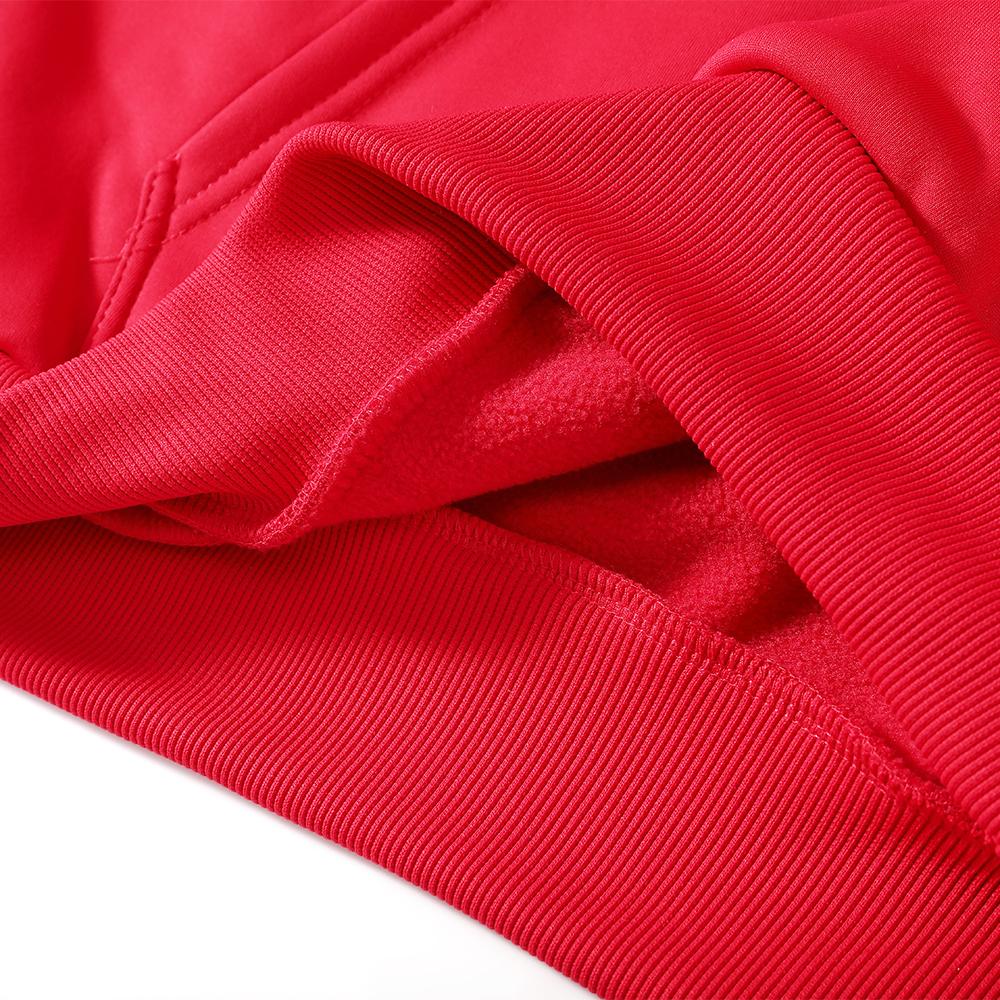 Autumn and Winter Fleece Hooded Long Sleeved Sweatshirt,Work Uniform, Casual and Comfortable, Solid Color, Versatile, Unisex, Thick and Warm