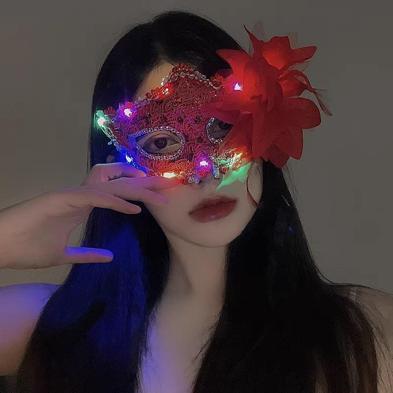 Маска на Хэллоуин на половину лица женская маскарадная вечеринка косплей маска сексуальная кружевная принцесса повязка на глаза