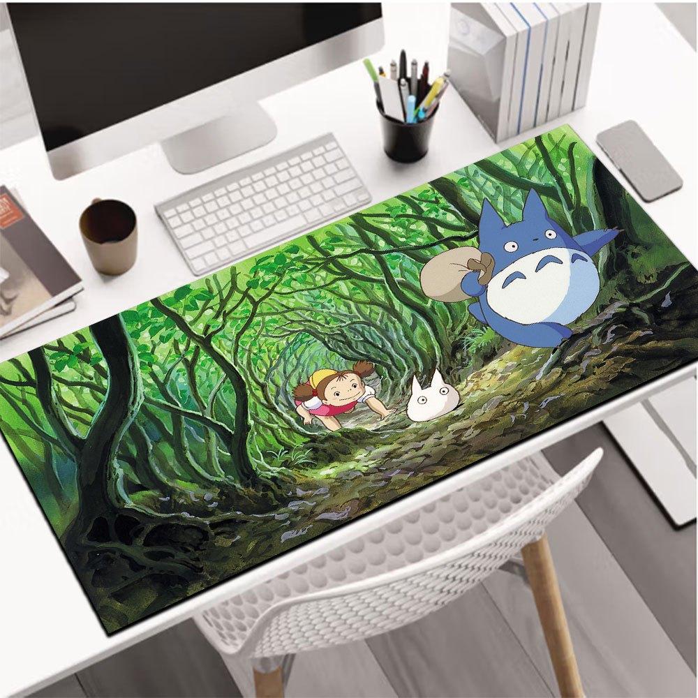 Large Mouse Pad  Totoro Extended Gaming Desk Mat AntiSlip Rubber Base For Laptop Computer