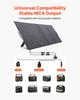VEVOR 400W Foldable Solar Panel, 24% High-Efficiency Portable Monocrystalline Solar Panel Charger with MC4 Output & 10-in-1 DC Adapter
