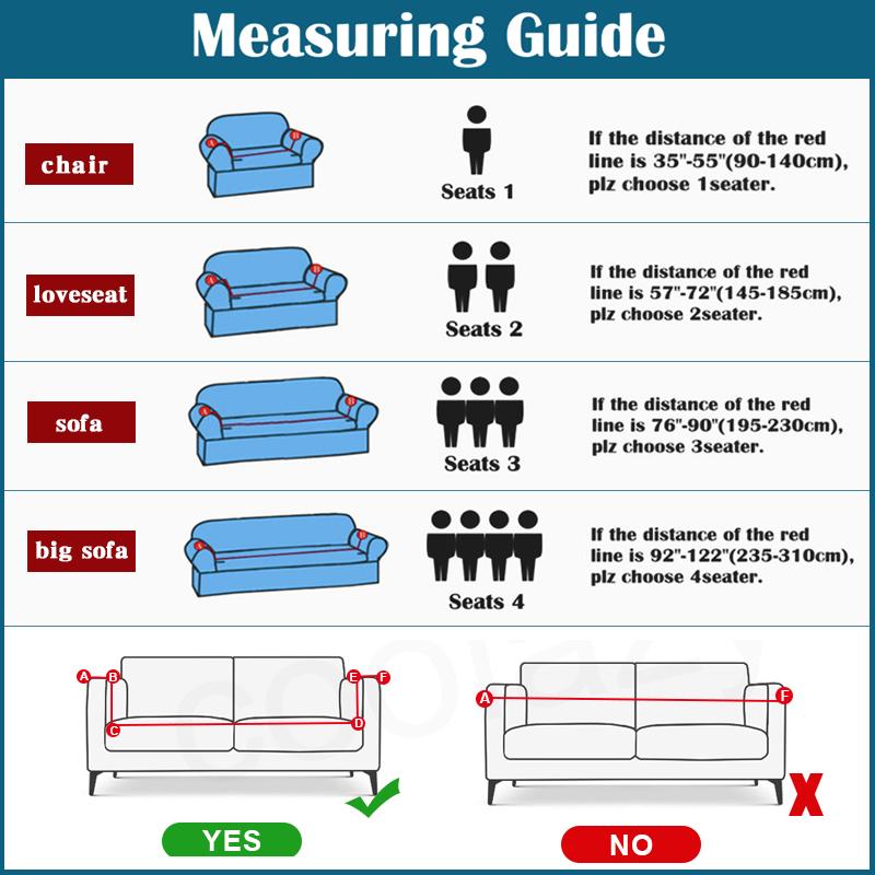 Чехол для дивана с принтом, эластичные чехлы для диванов, чехлы для 2-местных диванов, моющаяся защита для мебели для гостиной