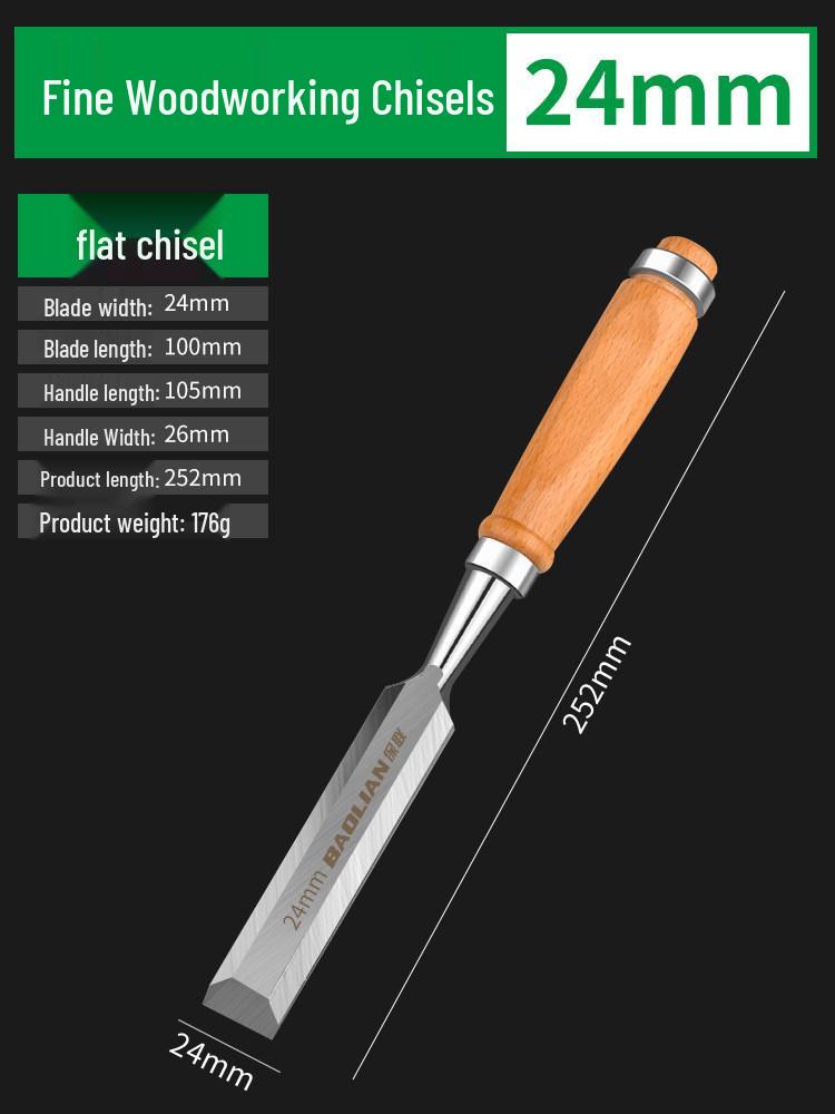 Набор стамесок с деревянной ручкой для резьбы и долбления по дереву