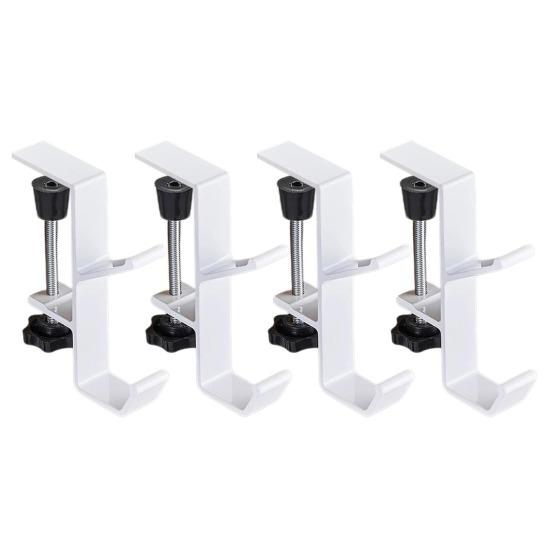 4 шт. рождественских вешалок для чулок, держатели для каминной полки, прочные, выдерживающие нагрузку, регулируемые по конструкции, держатели для чулок для каминной полки